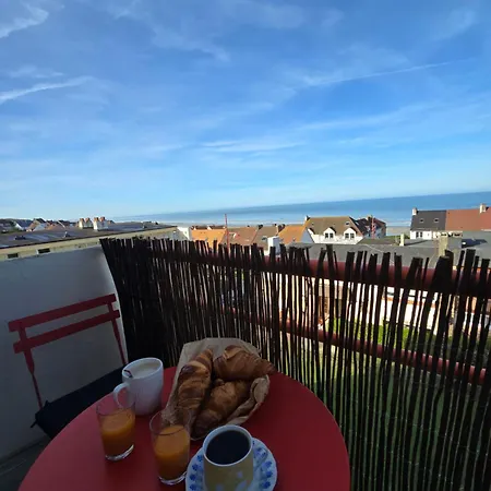 Vue Plage, Location Cote D'opale - Au Fil Des Marees Apartment Equihen-Plage